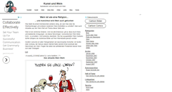Desktop Screenshot of kunst-wein.de