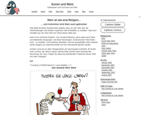 Tablet Screenshot of kunst-wein.de